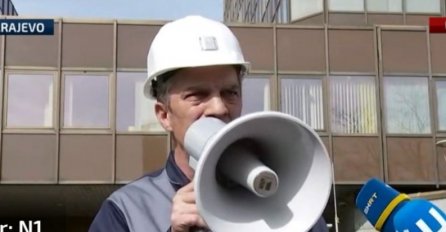 Održan protest rudara u Sarajevu:"Vi ako želite sukob, mi smo spremni i nećemo odustati!"