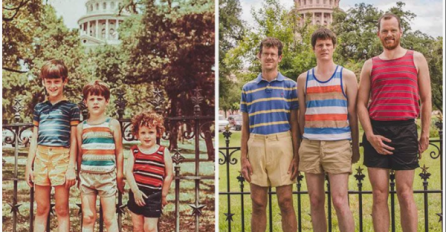 30 GODINA POSLIJE DOŠLI SU NA ISTO MJESTO I USLIKALI SE: Ali nešto na slici je čudno, VIDITE LI ŠTA?