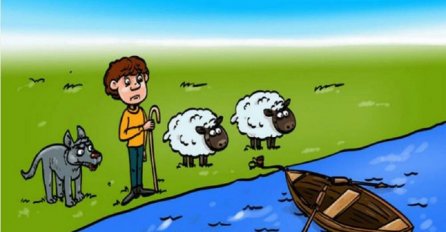 MOZGALICA: Kako prevesti ovce i vuka na drugu stranu, ako jedna životinja može u čamac?