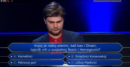 PROMAŠIO PITANJE O REGIONALNOJ GEOGRAFIJI ZA 125 000 KUNA: Znate li vi odgovor?
