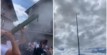 ZOLJOM SKIDAO JABUKU! Snimak sa svadbe šokirao javnost!