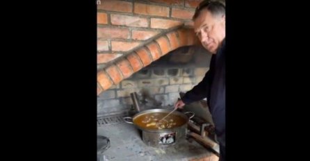 Gorica Dodik objavila video: Milorad priprema ručak za svoju porodicu