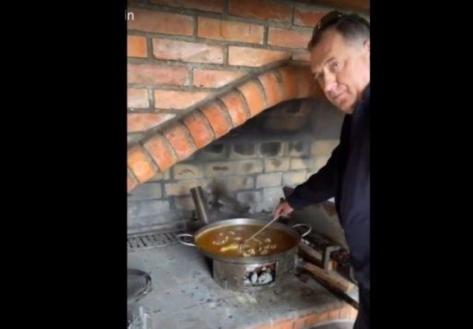 Gorica Dodik objavila video: Milorad priprema ručak za svoju porodicu