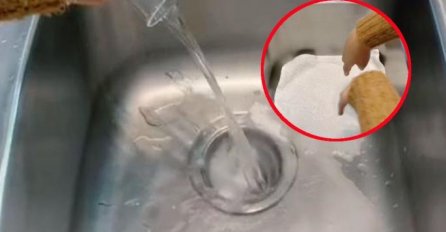 Smjesa od pet sastojaka u potpunosti ČISTI CIJEVI: Sipaj je u odvod SUDOPERE, majstor ti nije potreban