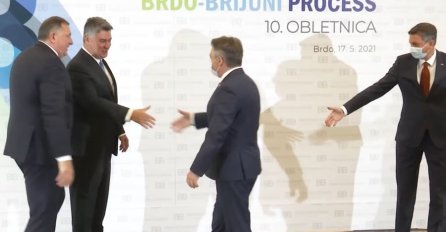 Pogledajte srdačan susret Zorana Milanovića i Željka Komšića u Sloveniji: Dodik se nije mogao suzdržati da ne dobaci 2 RIJEČI