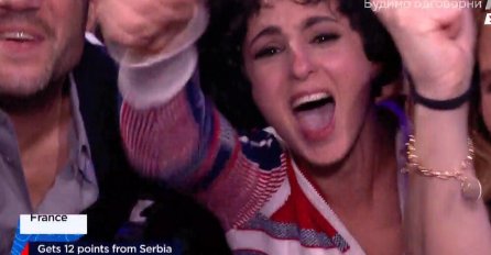 NAJEMOTIVNIJI TRENUTAK NA EVROVIZIJI!: Srbija dala najviše bodova FRANCUSKOJ, a reakcija pjevačice srpskog porijekla je sve DIRNULA