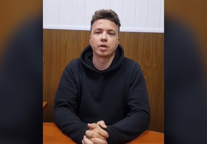 EU zatvara zračni prostor prema Bjelorusiji, zamrzavaju se investicije, bjeloruska državna TV objavila snimku uhićenog Protaševiča, očigledno iznuđenu, na kojoj "sve priznaje"