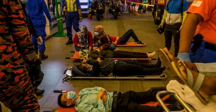 Više od 200 povrijeđenih u sudaru vozova u Maleziji