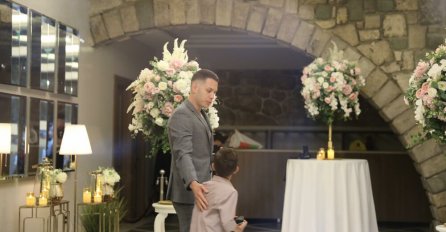 CECIN DEČKO I BOGDANA STIGLI ZAJEDNO NA ANASTASIJIN ROĐENDAN: On obukao sivo odijelo, A TEK DA VIDITE NJU 