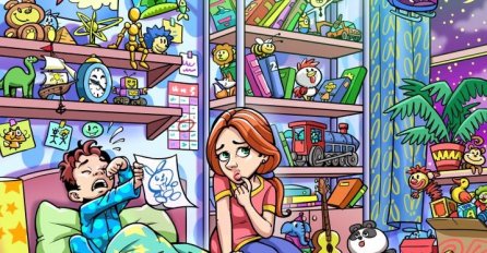 DJEČAK NE ŽELI DA ZASPE BEZ SVOG ZECA, MAMA JE PRETRAŽILA CIJELU SOBU ALI NEMA GA: Vidite li vi plavog zeca?