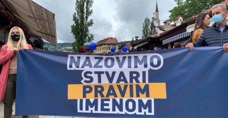 Krenula protestna šetnja u Sarajevu, građani poručili: “Mi nismo plemena”