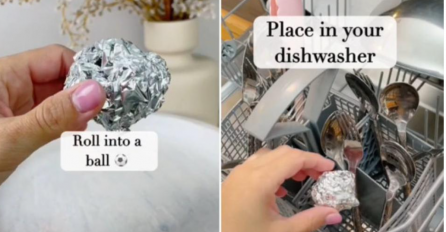 Otkrila NEOBIČAN TRIK za čišćenje pribora: Ubacite aluminijsku foliju u mašinu za suđe ODUŠEVIT ĆETE SE REZULTATOM