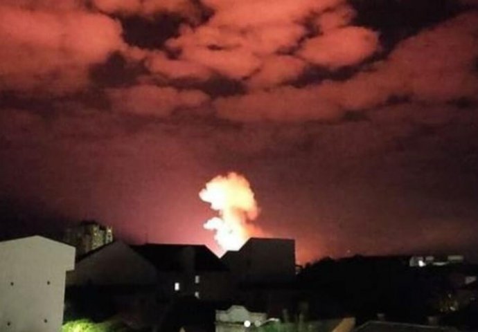 Snimak dronom pokazuje koliko je bila strašna eksplozija u Čačku (VIDEO)