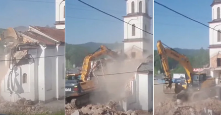 Pogledajte novi snimak iz dvorišta nane Fate: Crkva srušena u nekoliko minuta