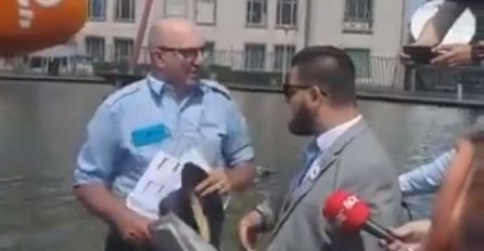 Incident ispred zgrade suda u Hagu zbog transparenta (FOTO)