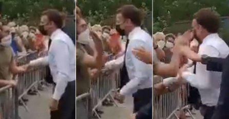 Nevjerovatan incident u Francuskoj: Emmanuela Macrona ošamario građanin (VIDEO)