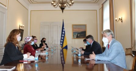 Komšić se sastao sa podsekretarkom UN-a: UN neće šutjeti na poricanje genocida