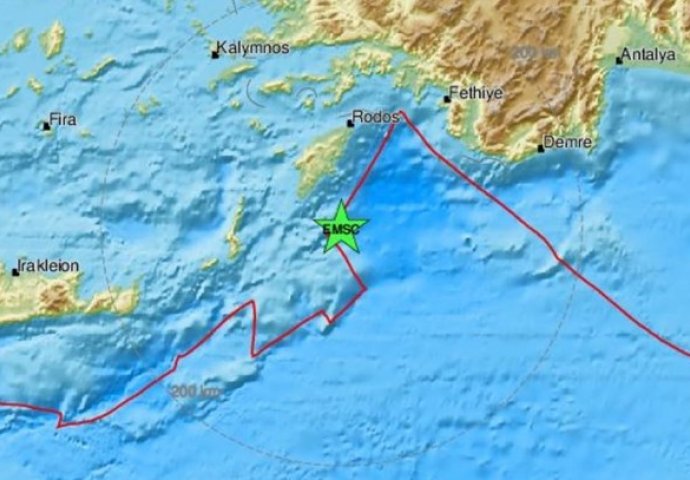 Potres kod Grčke magnitude 4.6