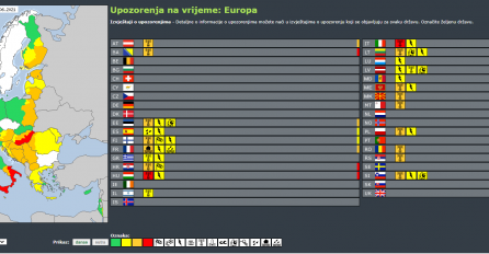 Meteoalarm se zacrvenio za BiH i Hrvatsku, to je posljednji nivo upozorenja! Sladić: Radi se o izuzetno rijetkom događaju do te mjere da je čak i opasan po život stanovništva