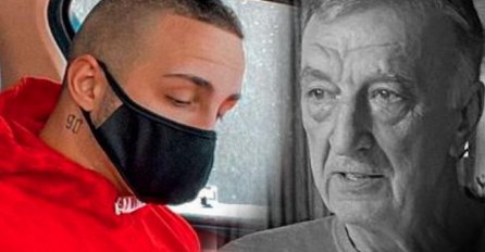 SAMO DAN PRED SMRT OCA: Vuk Mob je objavio dirljivu fotografiju svog tate sa unukom (FOTO)