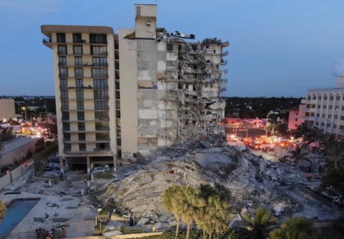 SNIMAK KATASTROFE: Ovo je trenutak kada je zgrada kod Miami Beach NESTALA pred očima šokiranih ljudi (VIDEO)