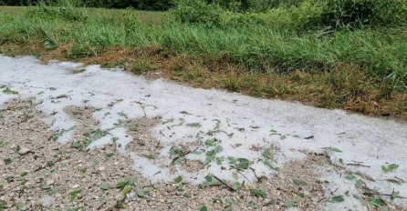 SNAŽNO NEVRIJEME UNIŠTILO MALINJAKE, padao grad, kuće ostale bez struje: Obilna kiša je na putevima oko Prijepolja pokrenula odrone