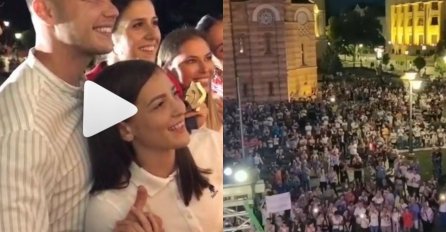 U Banjoj Luci priređen zajednički doček za košarkašice BiH i Srbije