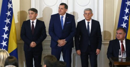 Dodik, Komšić i Džaferović u ponedjeljak sa Palmerom i Angelinom