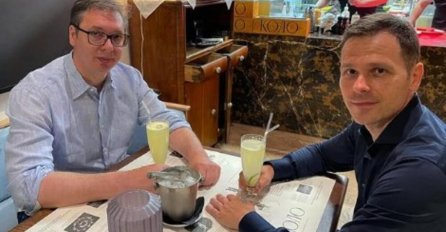 Vučić objavio sliku: "Siniša Mali će platiti limunade, što je prava rijetkost, gotovo egzotik"