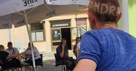 NEKO JE USLIKAO OVOG LIKA U KAFIĆU U SRBIJI: Kad su mu vidjeli frizuru svi su oplakali, "SANDRA, AKO OVO VIDIŠ..."