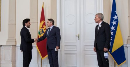 DODIKA NEMA: Komšić, Džaferović i Abazović zadovoljni prijateljskim odnosima BiH i Crne Gore