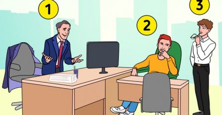 U KANCELARIJI SU 3 OSOBE, ALI SAMO JEDAN JE ŠEF: Možete li pogoditi KO JE ŠEF U OVOJ FIRMI! JEDAN DETALJ GA ODAJE