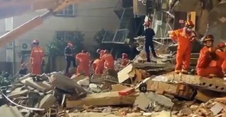 Osmero poginulih u rušenju hotela u Kini, traga se za preživjelima