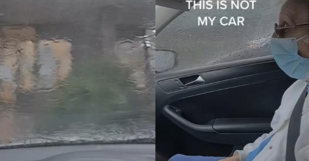 UHVATIO GA PLJUSAK, PA JE UTRČAO U AUTO: Prepao se kad je vidio ko sjedi na SUVOZAČEVOM MJESTU! "Šta se ovo desilo" (VIDEO)