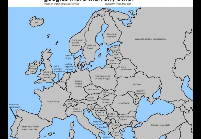 KARTA OTKRIVA NAJČEŠĆA PITANJA UPISANA U GOOGLE: Svi se smiju Turskoj, a pogledajte šta najviše guglaju u BiH i Hrvatskoj