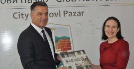 Gradonačelnica Sarajeva Benjamina Karić u posjeti Novom Pazaru