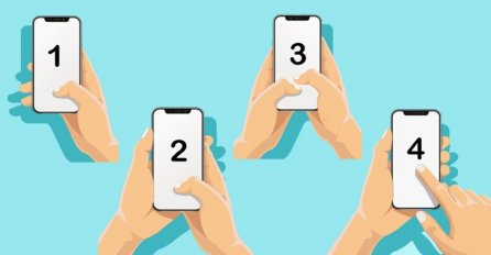 Pogledajte način na koji trenutno držite mobitel: Odaberite broj i otkrijte šta to govori o vama