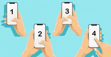 POGLEDAJTE SLIKU I RECITE NAM KAKO SADA DRŽITE MOBITEL: Odaberite broj i saznajte značenje