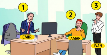 EMIR, AMAR ILI IVAN? Jedan od njih je ŠEF, možete li odgonetnuti ko je? JEDAN DETALJ NA SLICI SVE OTKRIVA!