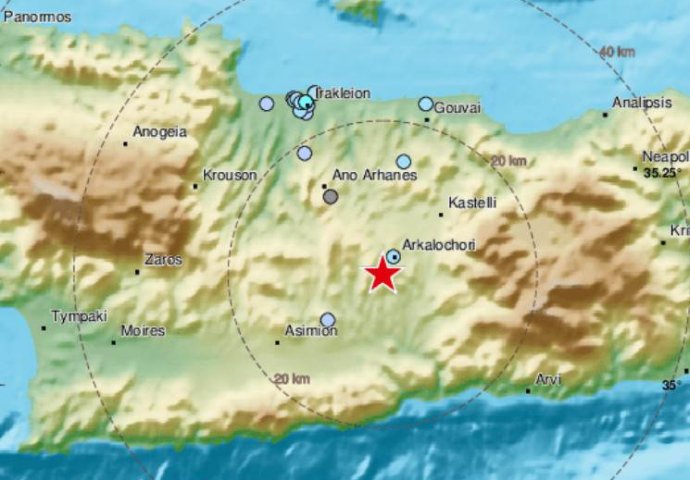 SNAŽAN ZEMLJOTRES POGODIO GRČKU: Potres jačine 4,8 stepeni rušio kuće