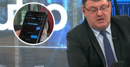 SKANDAL, SARAPA JUTROS TIPKAO PORUKU DOK JE ANA BRNABIĆ GOSTOVALA: Evo šta je pisao uživo u programu! (FOTO)