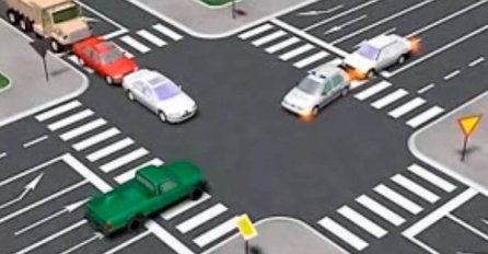 SAMO NAJBOLJI VOZAČI ĆE U SEKUNDI ZNATI ODGOVOR: Ko ima prednost na ovoj raskrsnici? Dobro pogledajte semafor