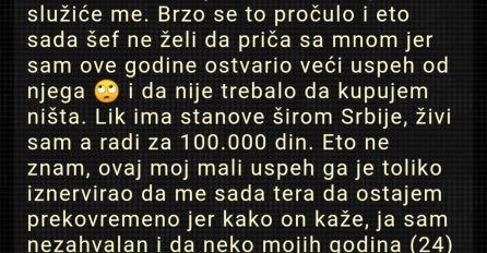 "Radim za minimalac"