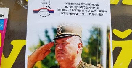 PROVOKACIJE U SREBRENICI: Grad oblijepljen slikama zločinca Mladića
