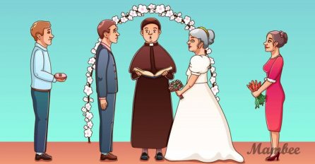 PAR JE DOŠAO PRED MATIČARA, ALI NEŠTO NA SLICI NIJE UREDU: Vidite li šta je čudno?