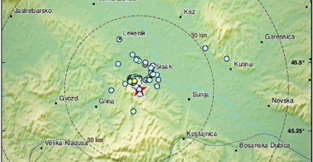 Novi zemljotres jutros u Hrvatskoj