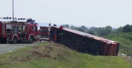 Povrijeđeni putnici iz autobusa koji se prevrnuo u Hrvatskoj stigli u Prištinu