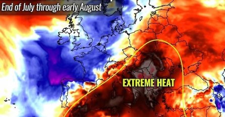 Temperature i do 45 stepeni: Objavljena prognoza za kraj jula i početak avgusta