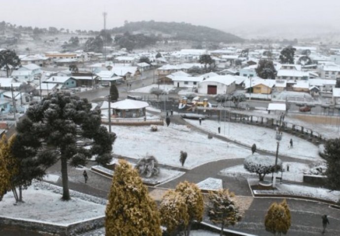 Snijeg prekrio Brazil s najhladnijim danom u godini