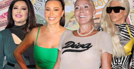 ONE IMAJU NAJVIŠE LOVE NA ESTRADI,DRAGANA MIRKOVIĆ JE NAJBOGATIJA: Evo na kojem mjestu su Karleuša i Ceca, SVI SU IZNENAĐENI